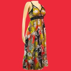 Kaaku Rayon blend midi dress size large